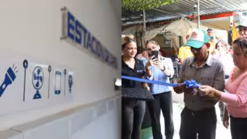 Estación de carga solar en Las Tunas abre con diez puntos para motorinas y teléfonos