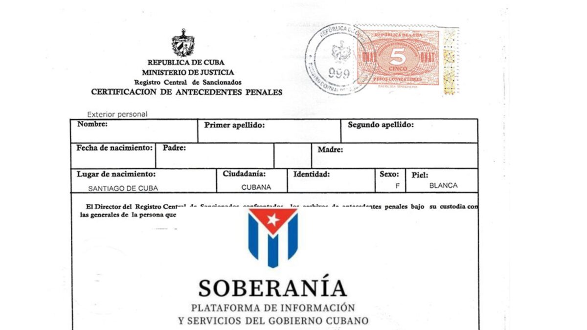 Antecedentes penales en línea en Cuba: ya pueden solicitarse por Soberanía