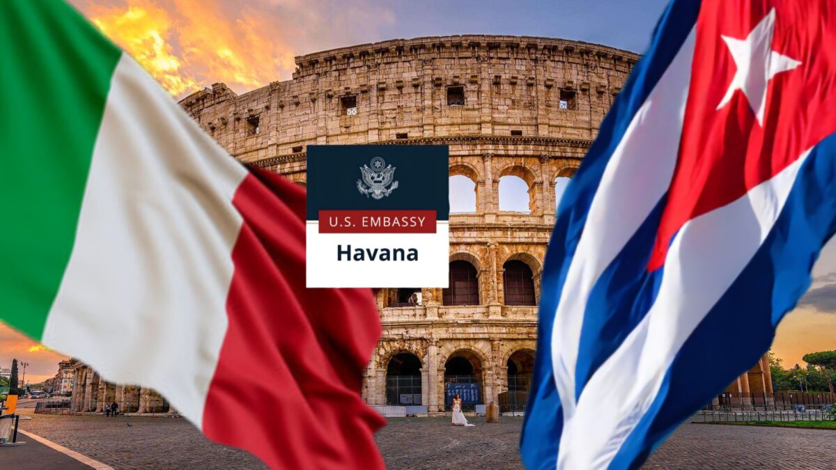 Mensajes de la embajada de Estados Unidos e Italia sobre situación en Cuba