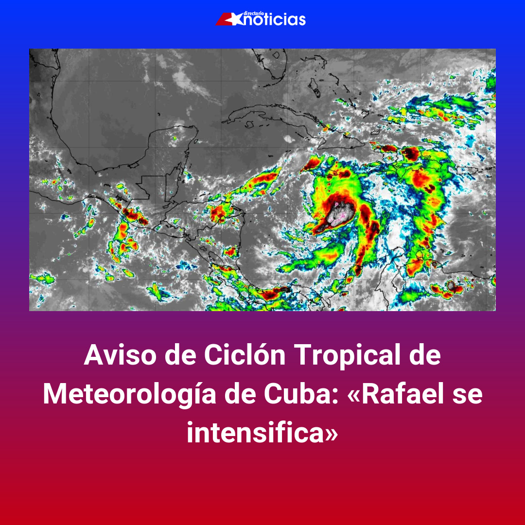 Aviso de Ciclón Tropical de Meteorología de Cuba: 