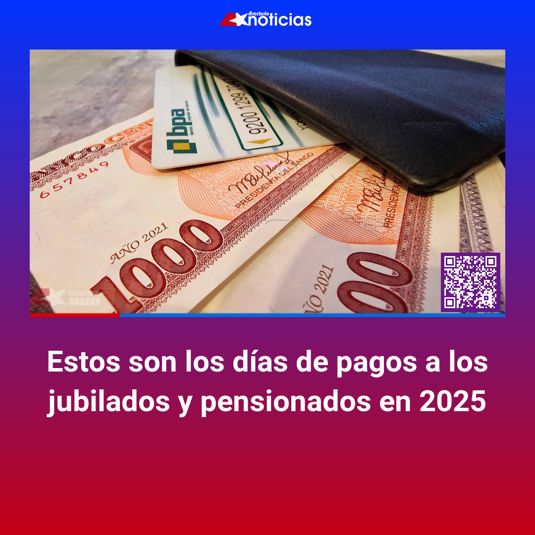 Estos son los días de pagos a los jubilados y pensionados en 2025