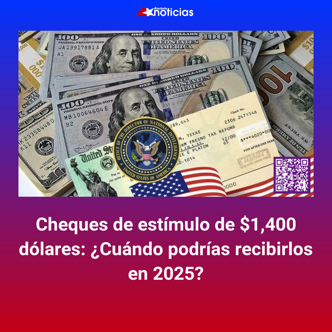 Cheque Estimulo Reverso Cheques de estímulo de $1,400 dólares: ¿Cuándo podrías recibirlos en 2025?