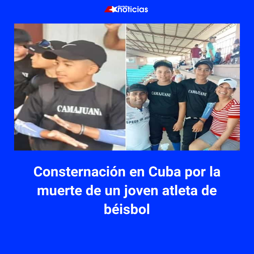 Consternación en Cuba por la muerte de un joven atleta de béisbol